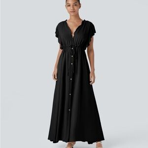 ❗️HALARA Elegant Black Maxi Dress​